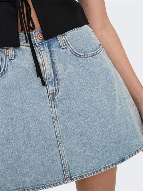 ONLEDEN A-SKIRT DNM PIM ONLY | 15349233/Light Blue Denim